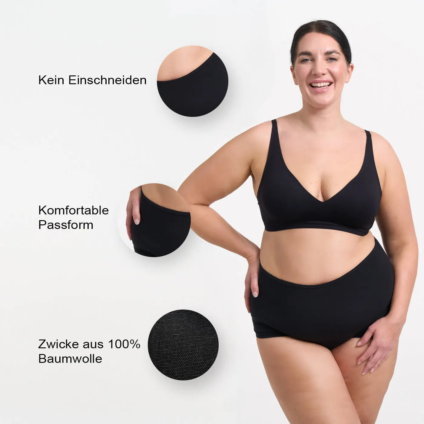 Hipster Cotton Pant | 3er Pack creamy fabrics