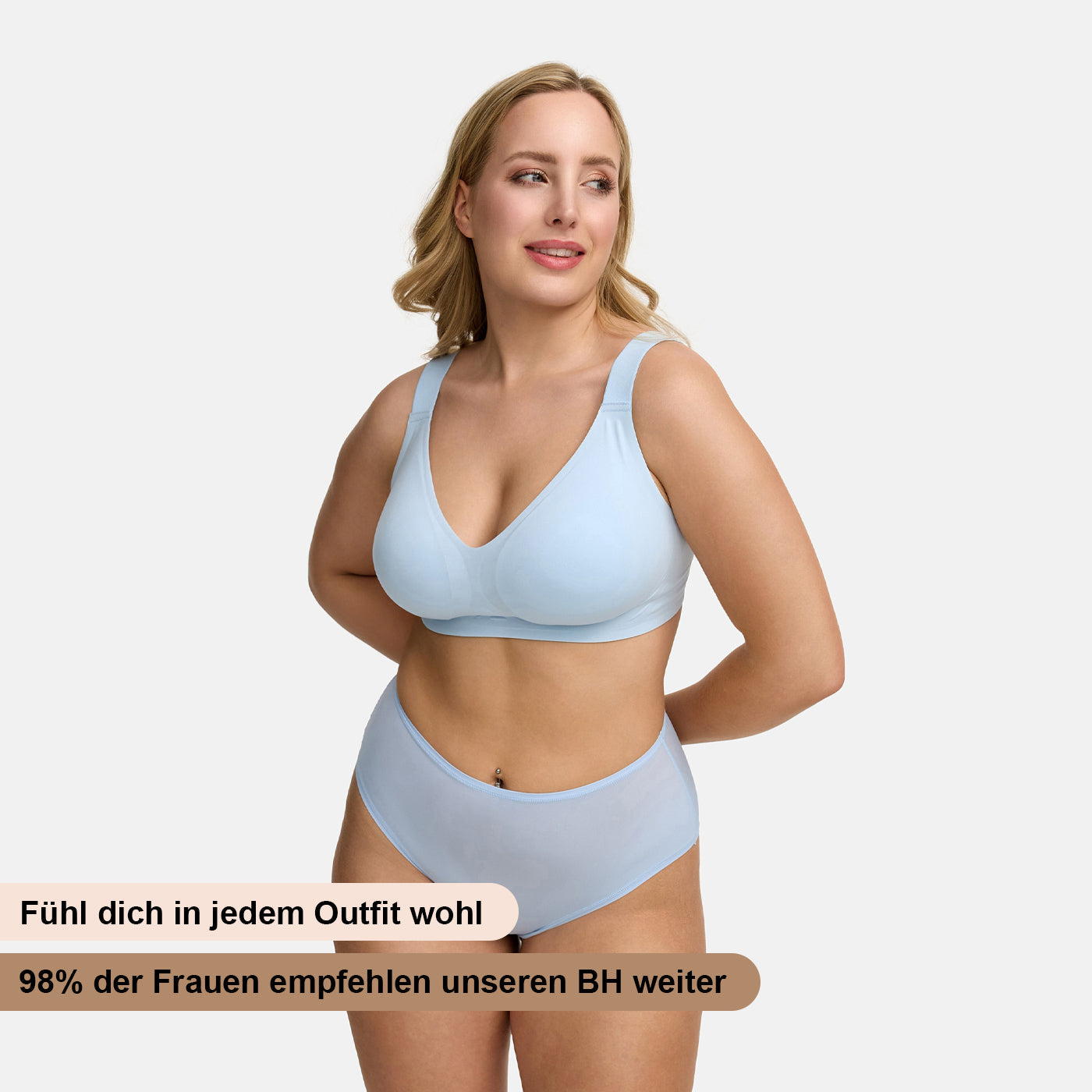 Comfort Minimizer BH creamy fabrics