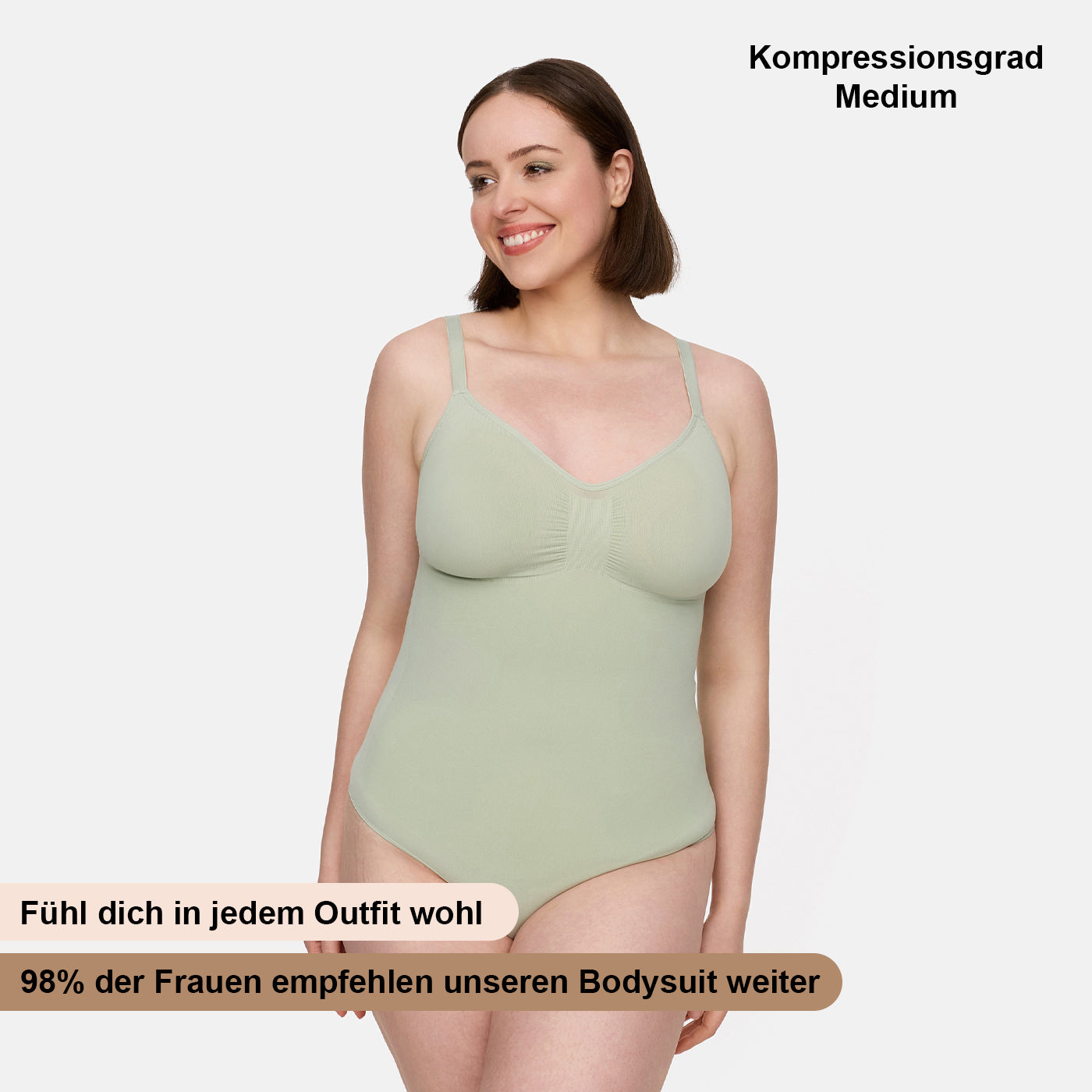 Bodysuit Sculpting Shapewear mit Slip (#2) creamy fabrics