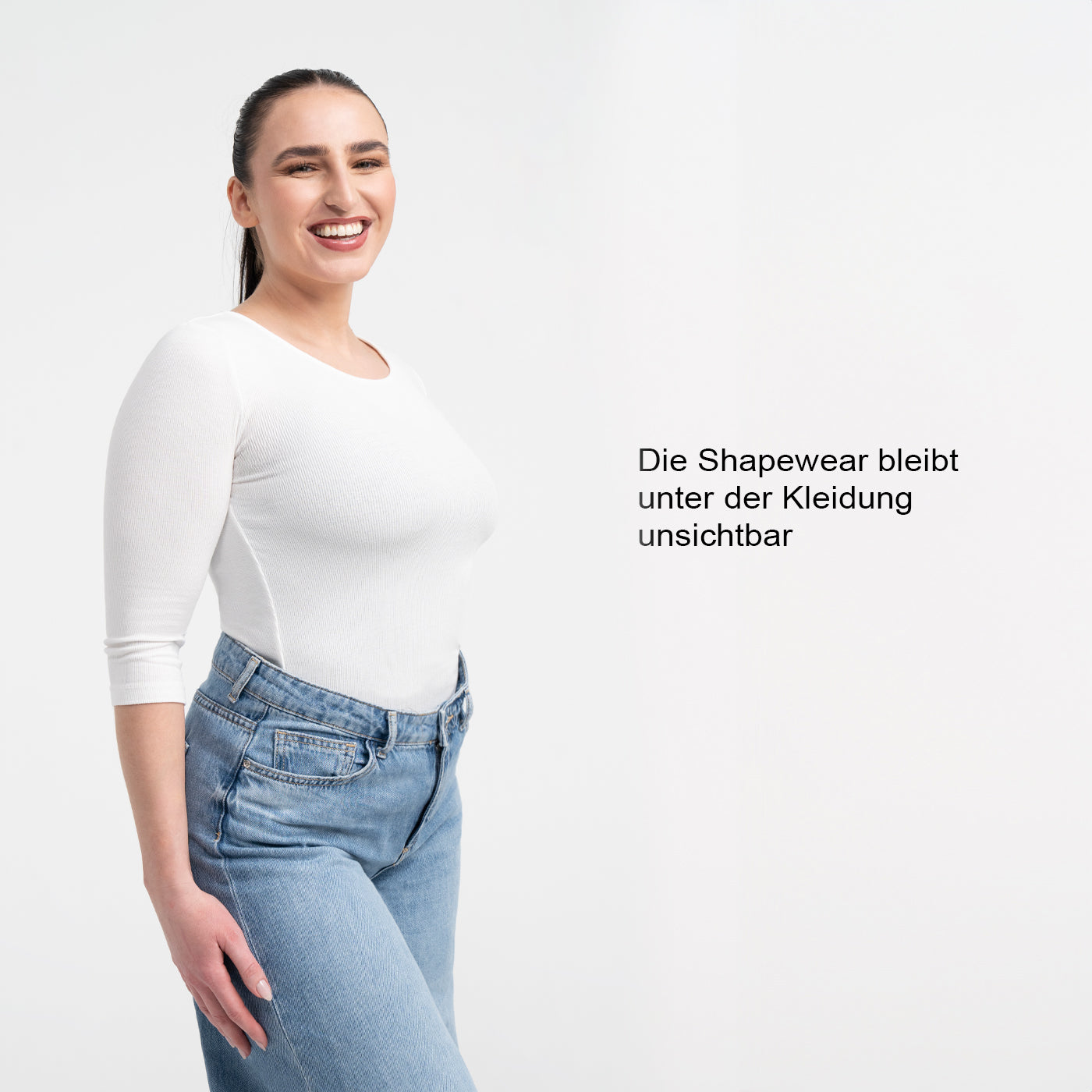 Bodysuit Sculpting Shapewear mit offener Brust - Secret Sale creamyfabrics