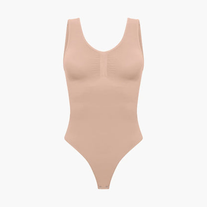 Tank Bodysuit Sculpting Shapewear mit String - Mid Season creamyfabrics