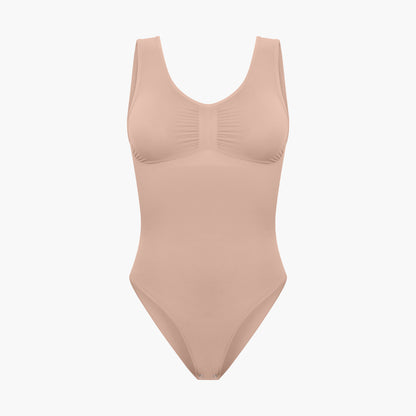 Tank Bodysuit Sculpting Shapewear mit Slip creamy fabrics
