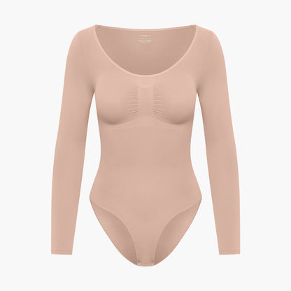 Bodysuit Sculpting Shapewear Longsleeve mit Slip - Mid Season