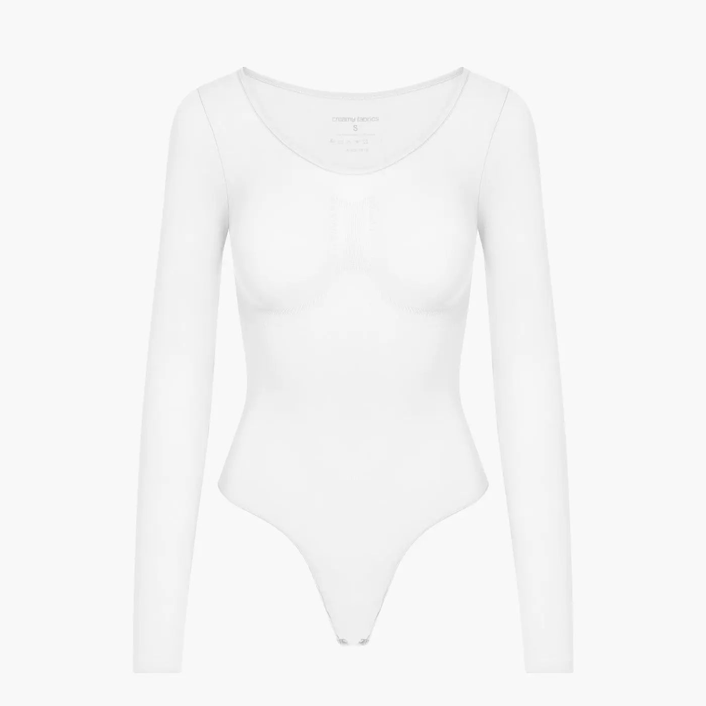 Bodysuit Sculpting Shapewear Longsleeve mit String - Mid Season creamyfabrics