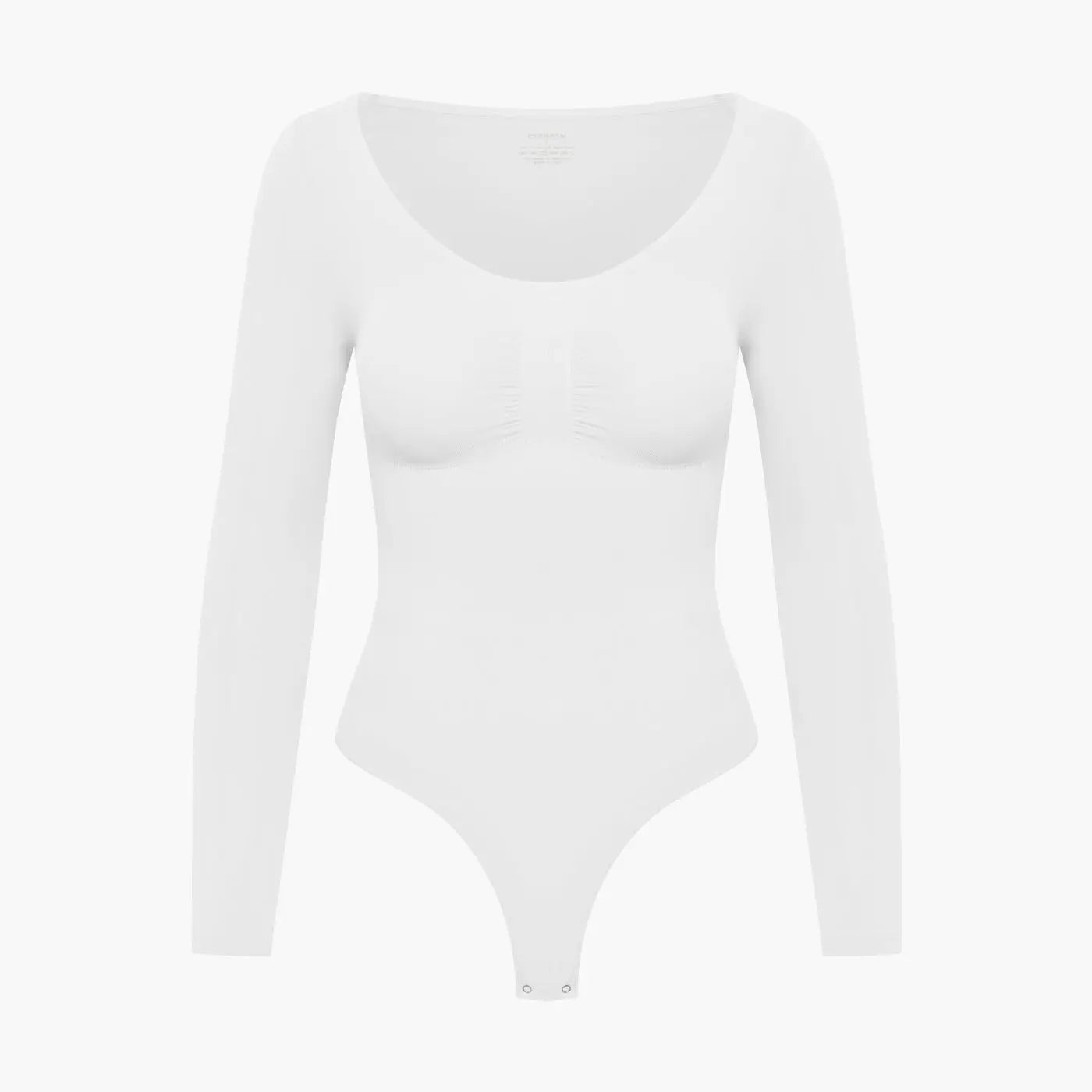 Bodysuit Sculpting Shapewear Longsleeve mit String - Mid Season creamyfabrics