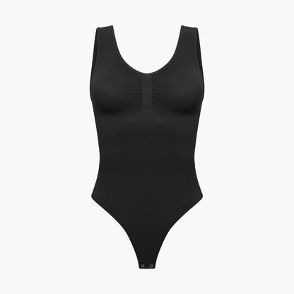 Tank Bodysuit Sculpting Shapewear mit String creamy fabrics