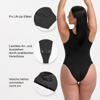 Tank Bodysuit Sculpting Shapewear mit Slip creamy fabrics