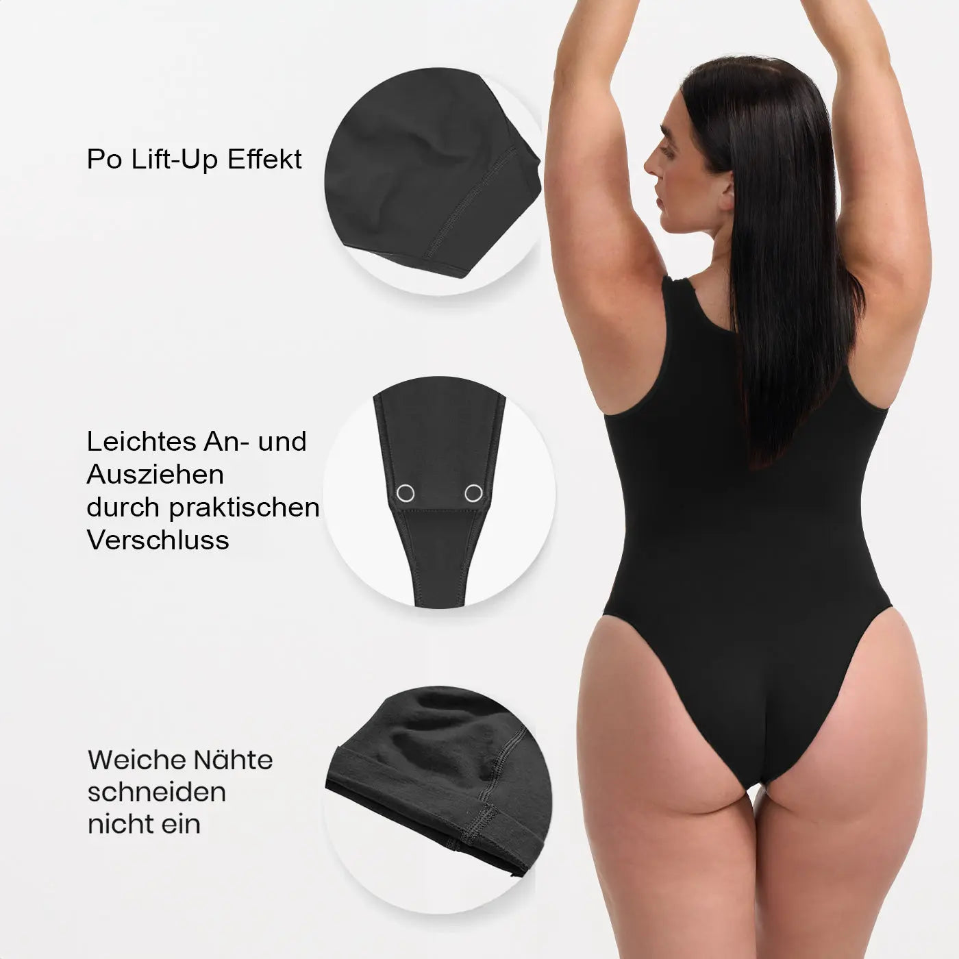 Tank Bodysuit Sculpting Shapewear mit Slip - Secret Sale creamyfabrics