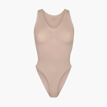 Tank Bodysuit Sculpting Shapewear mit Slip creamy fabrics