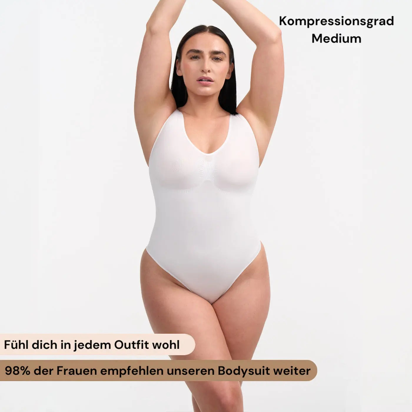Tank Bodysuit Sculpting Shapewear mit Slip - Secret Sale creamyfabrics