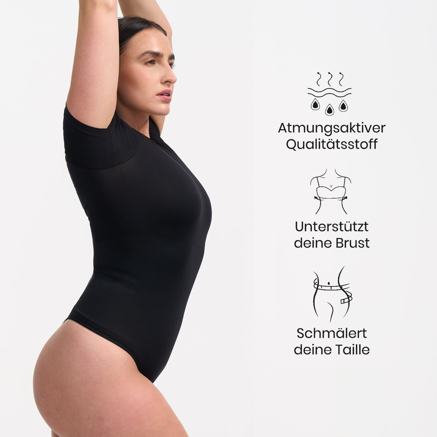 Bodysuit String Sculpting Shapewear Shirt creamyfabrics