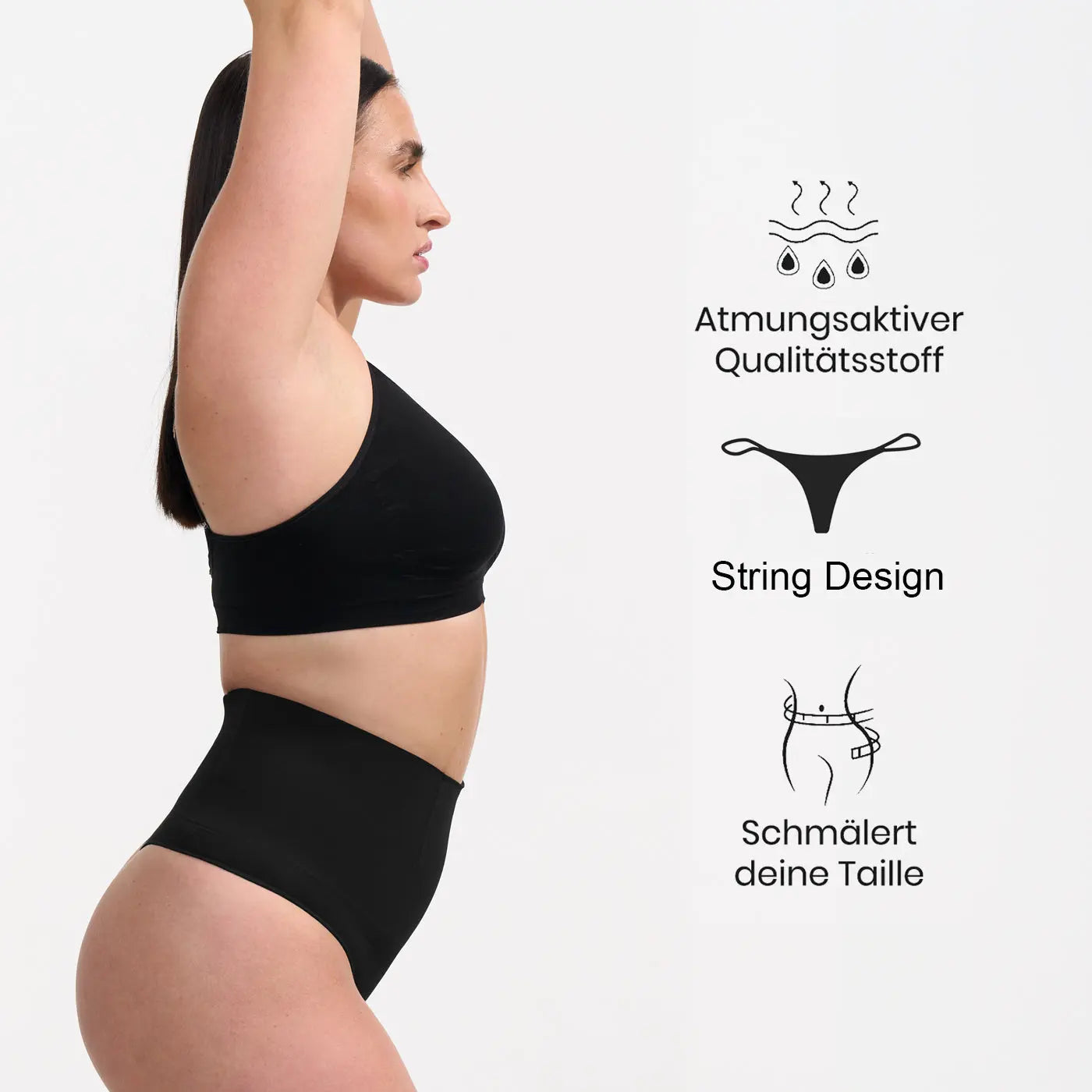 Shaping-String mit hoher Taille - Mid Season creamyfabrics
