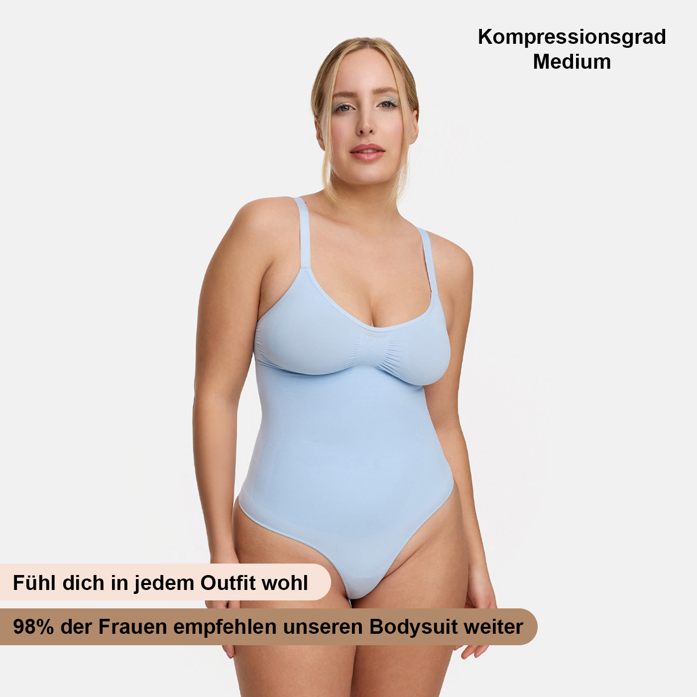 Bodysuit Sculpting Shapewear mit String (#2) creamy fabrics