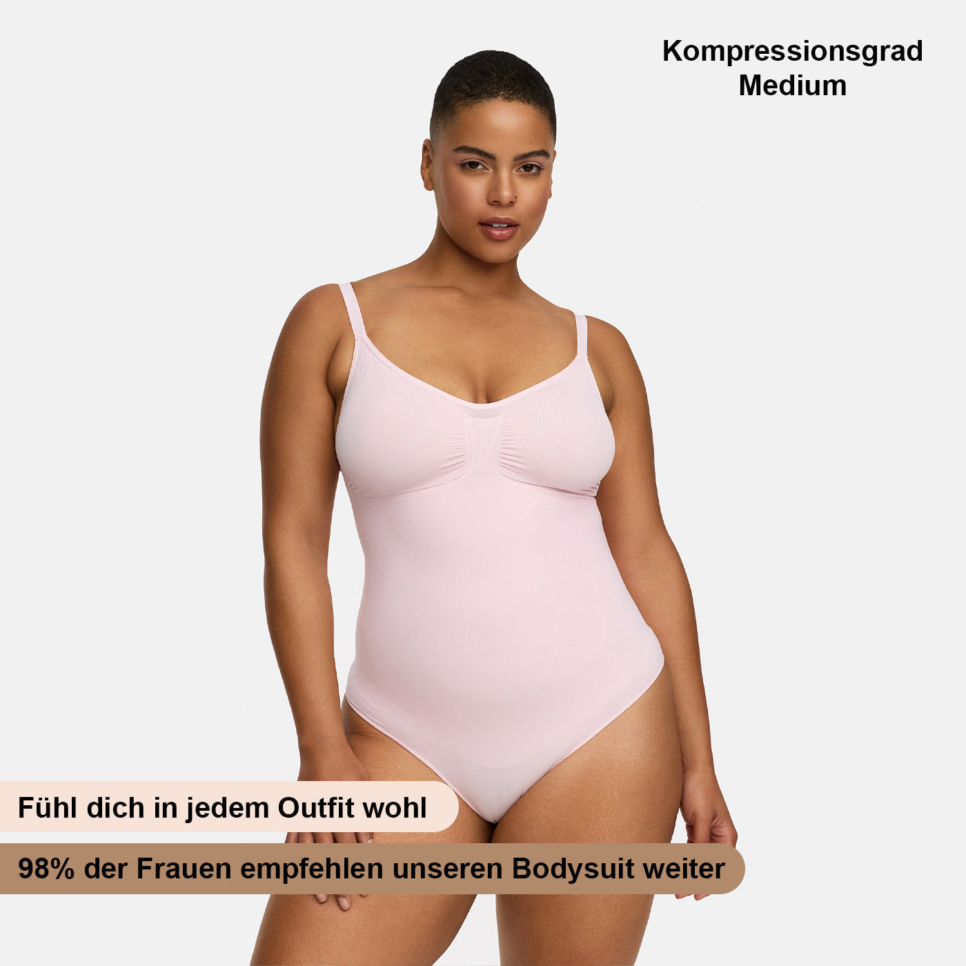 Bodysuit Sculpting Shapewear mit String (#2) creamy fabrics