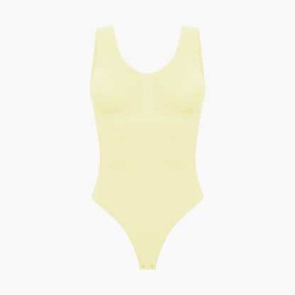 Tank Bodysuit Sculpting Shapewear mit String creamy fabrics