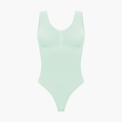 Tank Bodysuit Sculpting Shapewear mit String creamy fabrics