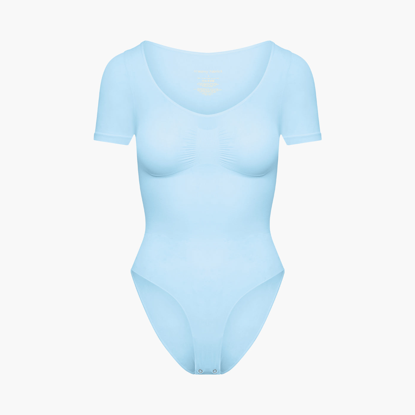 T-Shirt Bodysuit Sculpting Shapewear mit Slip creamy fabrics
