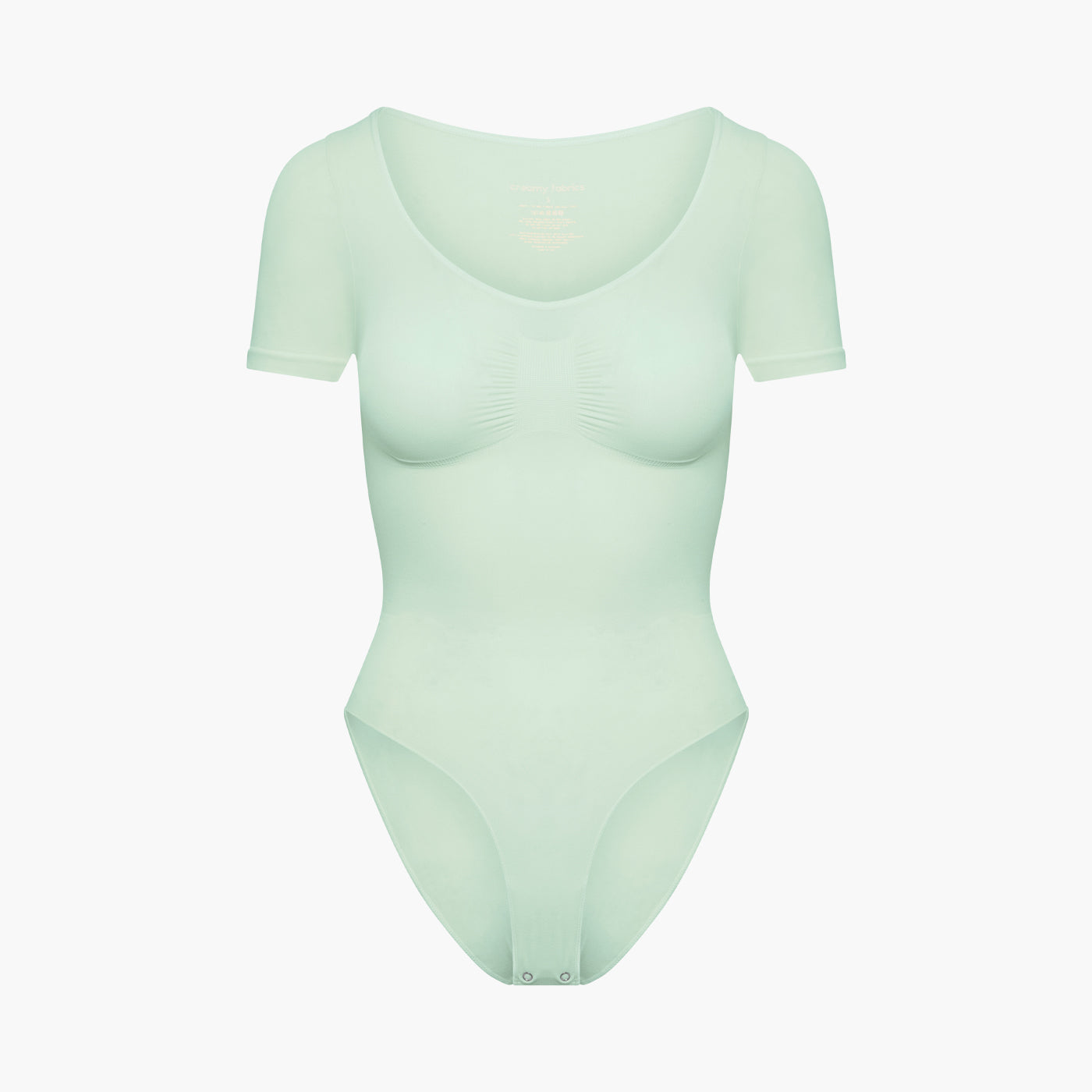 T-Shirt Bodysuit Sculpting Shapewear mit Slip creamy fabrics
