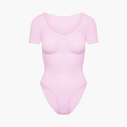 T-Shirt Bodysuit Sculpting Shapewear mit Slip - Mid Season creamyfabrics