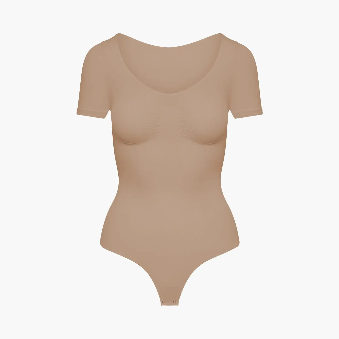 T-Shirt Bodysuit Sculpting Shapewear mit String creamyfabrics