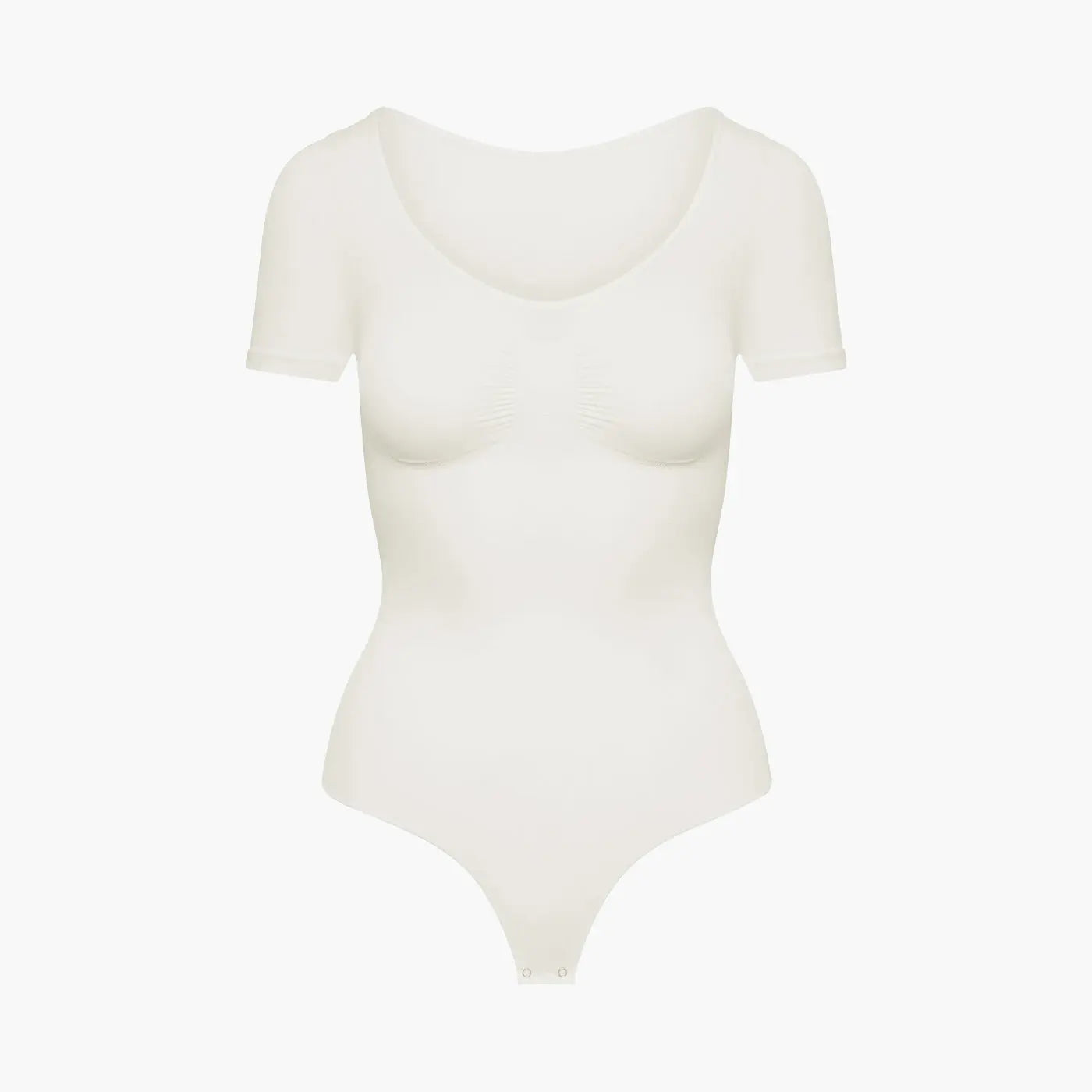 T-Shirt Bodysuit Sculpting Shapewear mit String creamyfabrics