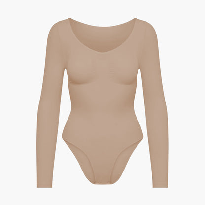 Bodysuit Sculpting Shapewear Longsleeve mit Slip
