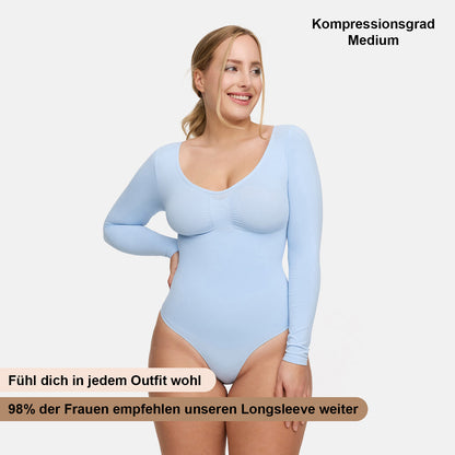 Bodysuit Sculpting Shapewear Longsleeve mit Slip