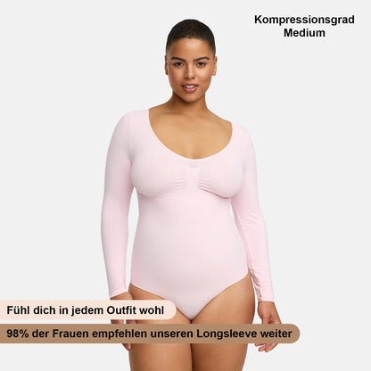 Bodysuit Sculpting Shapewear Longsleeve mit Slip