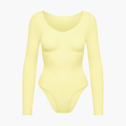 Bodysuit Sculpting Shapewear Longsleeve mit Slip