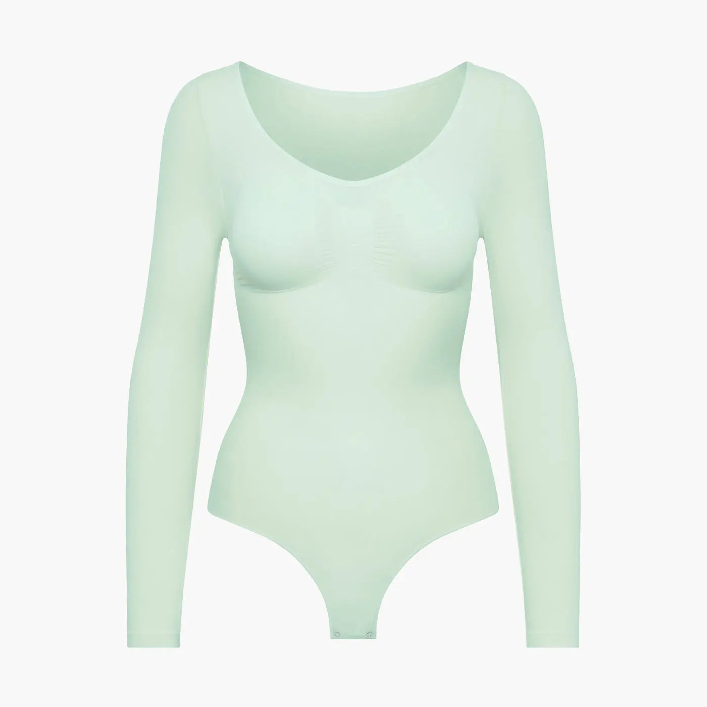Bodysuit Sculpting Shapewear Longsleeve mit String - Mid Season creamyfabrics