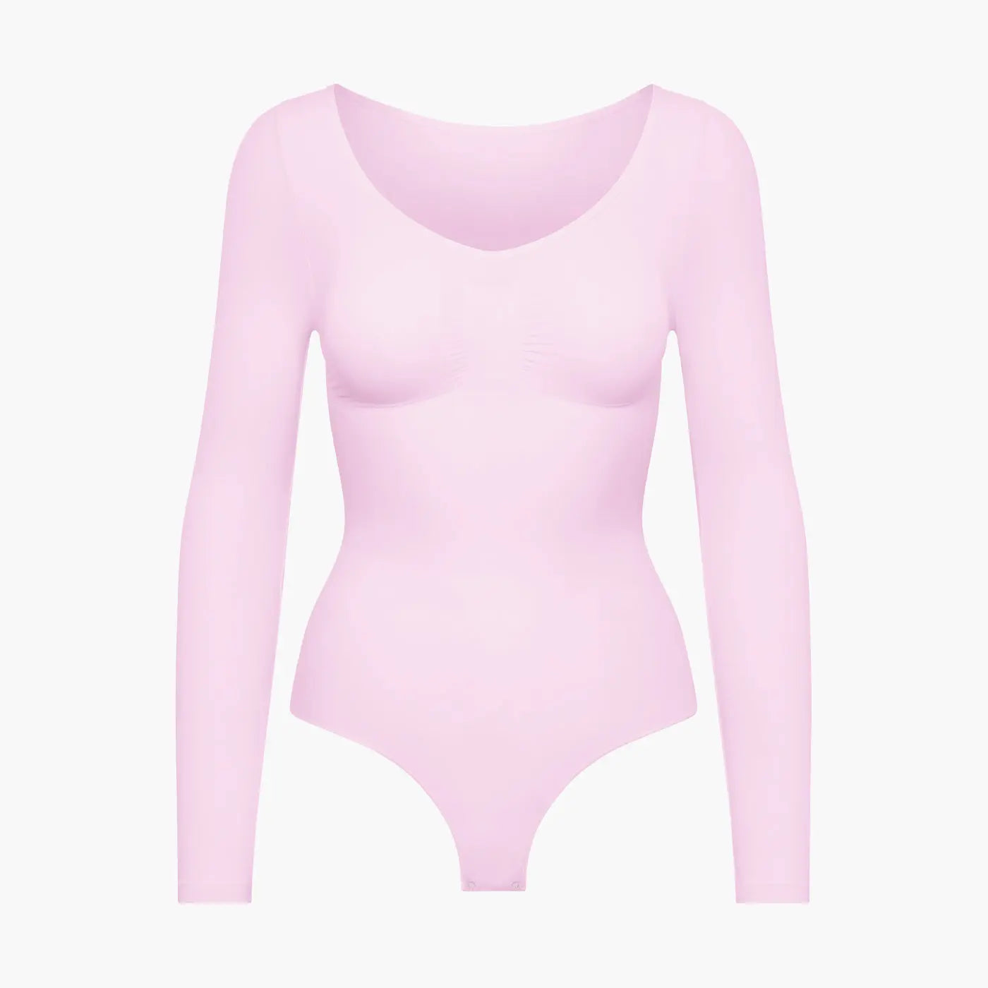 Bodysuit Sculpting Shapewear Longsleeve mit String - Mid Season creamyfabrics