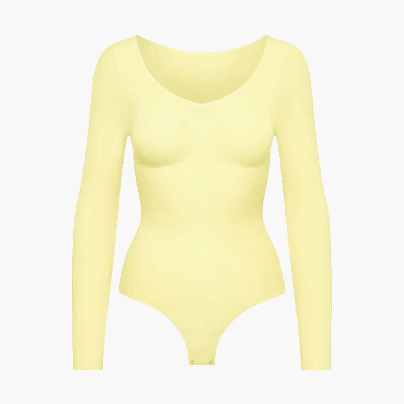 Bodysuit Sculpting Shapewear Longsleeve mit String - Mid Season creamyfabrics