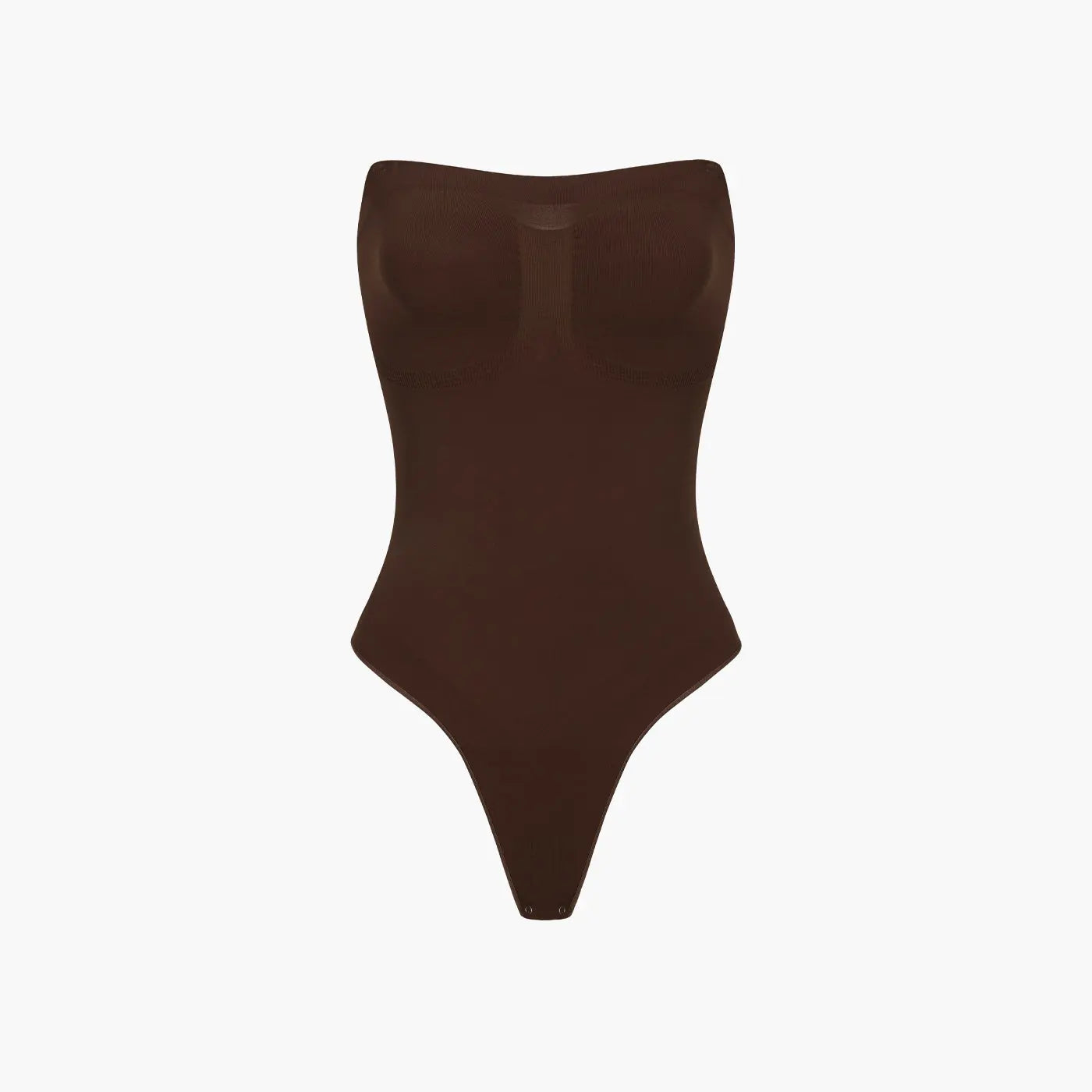 Trägerloser Bodysuit Sculpting Shapewear mit String creamy fabrics