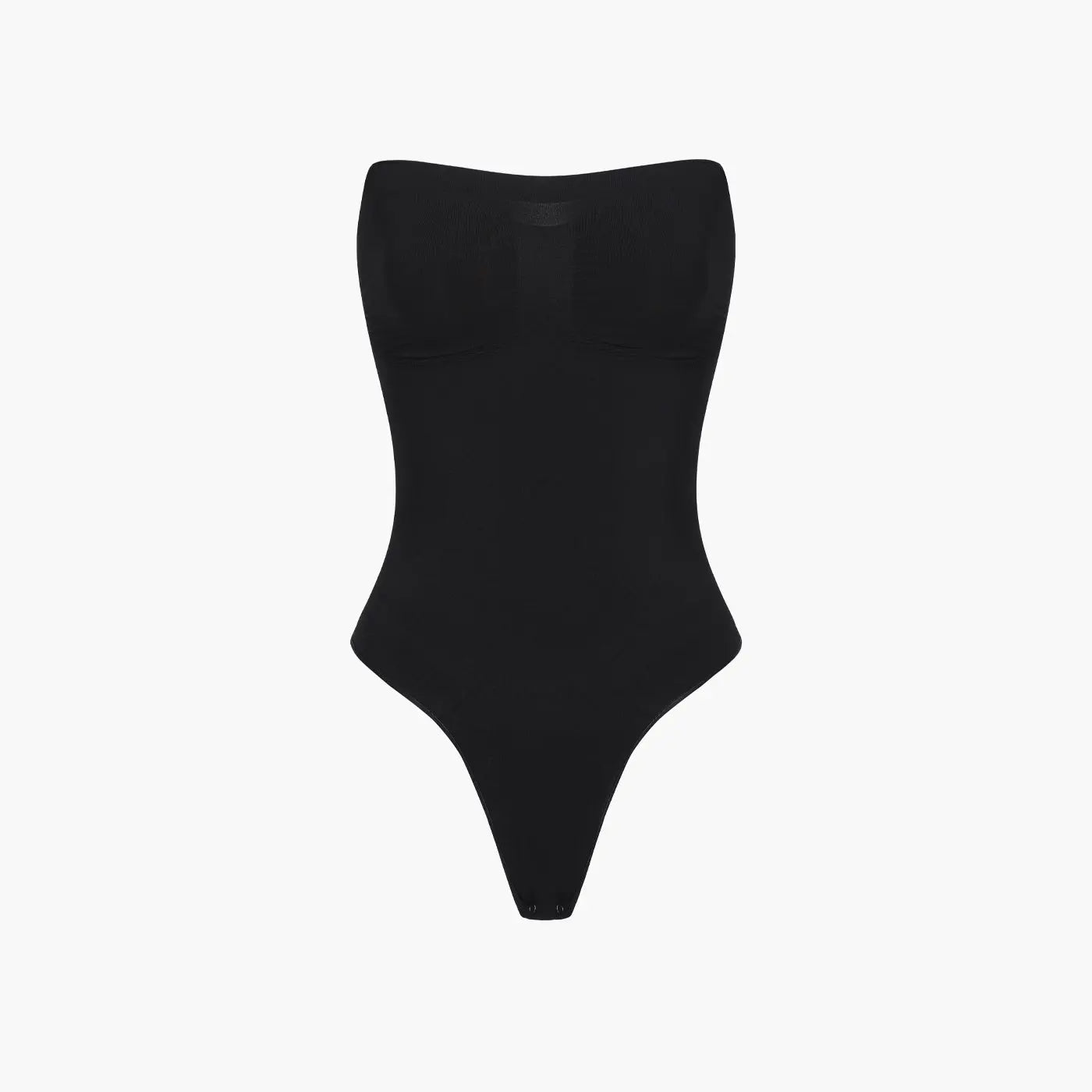 Trägerloser Bodysuit Sculpting Shapewear mit String creamy fabrics