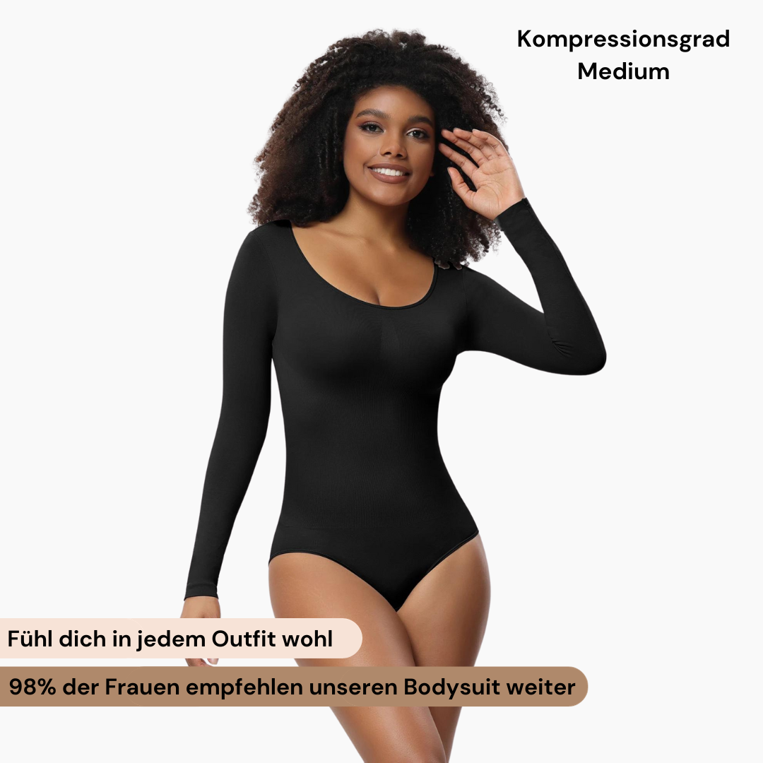 Longsleeve Bodysuit Sculpting Shapewear - Secret Sale creamyfabrics