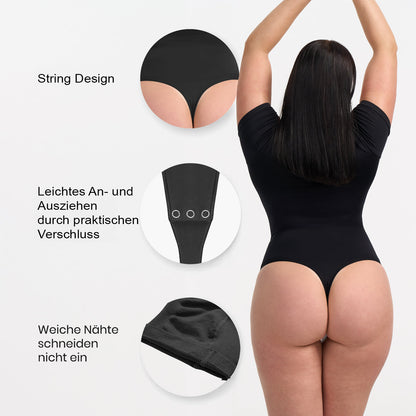 Bodysuit String Sculpting Shapewear Shirt creamyfabrics