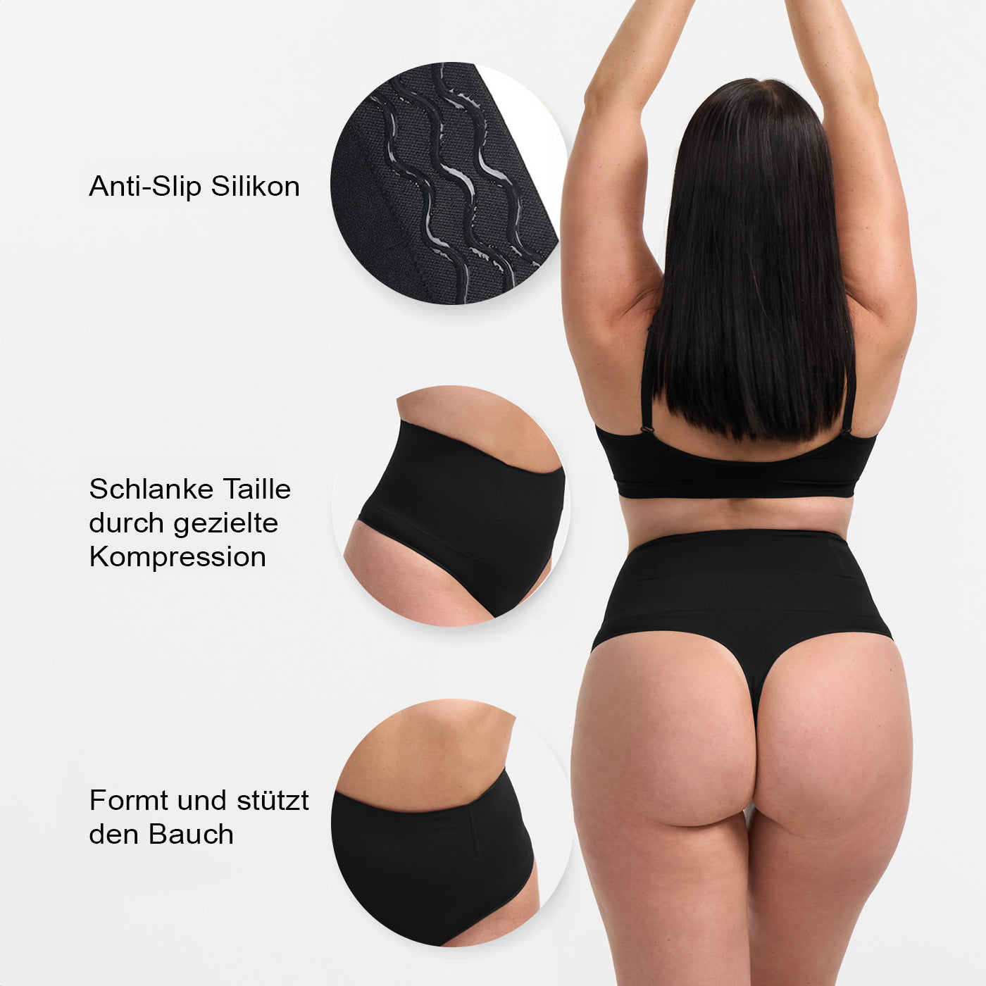 Shaping-String mit hoher Taille creamy fabrics