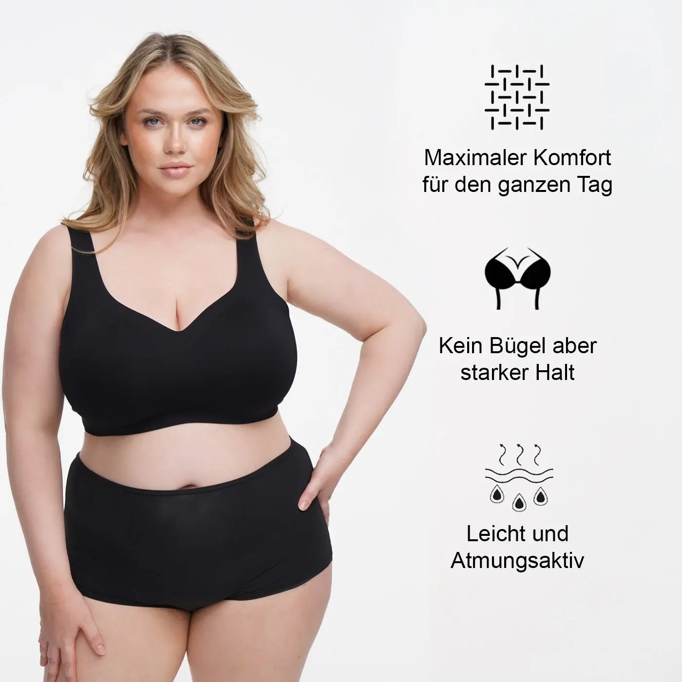 Comfort Minimizer Back Support BH creamy fabrics