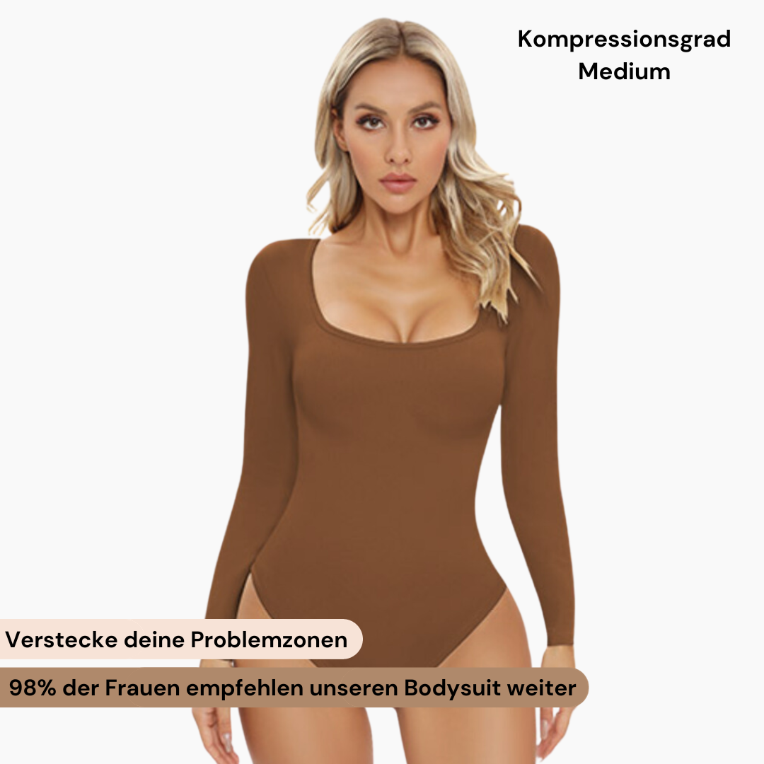 Longsleeve Bodysuit Sculpting Shapewear - Secret Sale creamyfabrics