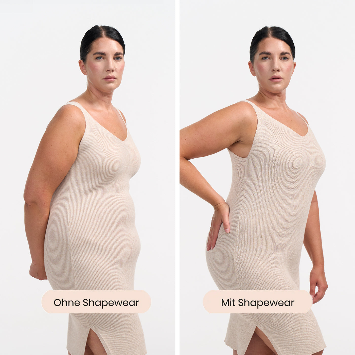 Hochtaillierte Form-Shorts mit Po-Lift und Bauchstütze (Secret Sale) creamyfabrics