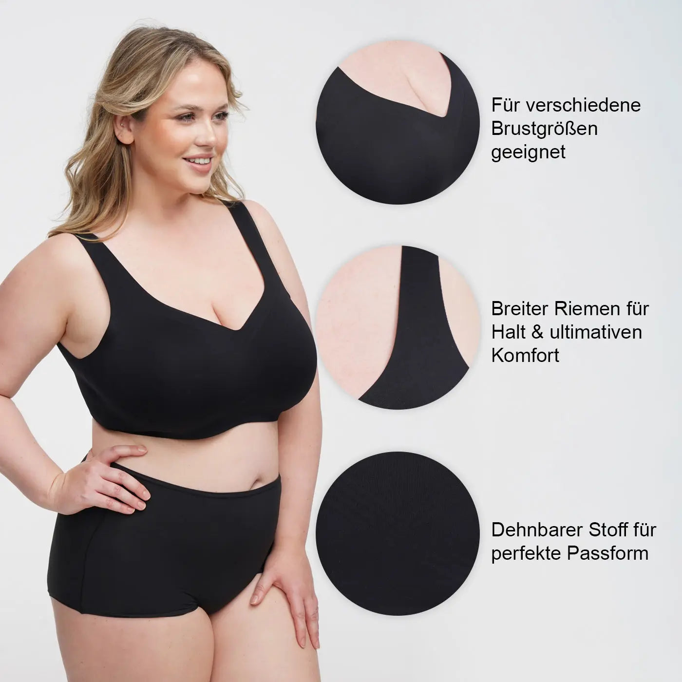 Comfort Minimizer Back Support BH creamy fabrics