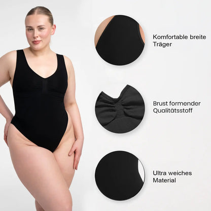 Tank Bodysuit Sculpting Shapewear mit String - Mid Season creamyfabrics