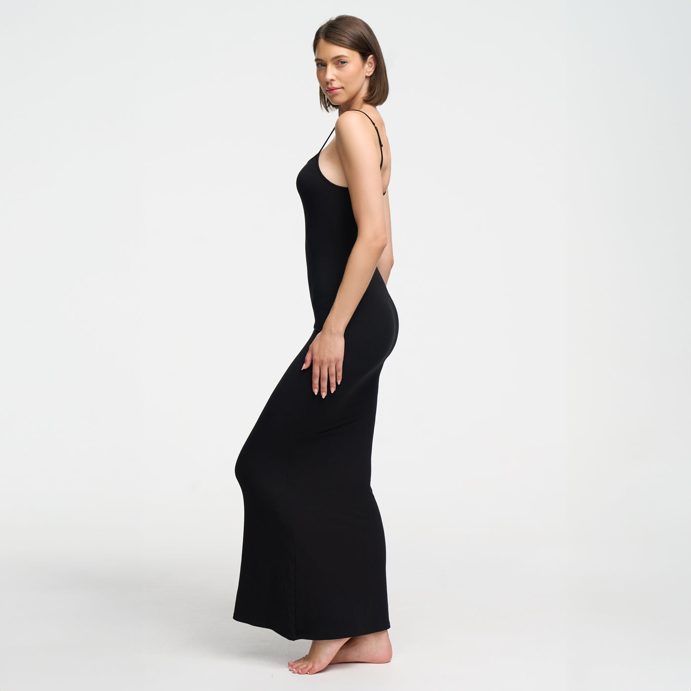 Ribbed Cami Maxikleid