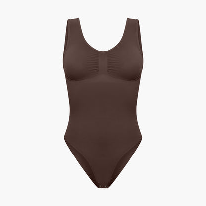 Tank Bodysuit Sculpting Shapewear mit Slip creamy fabrics