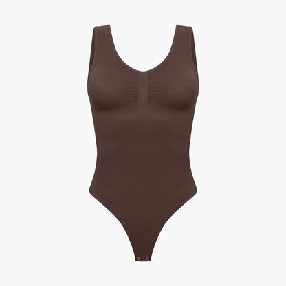Tank Bodysuit Sculpting Shapewear mit String - Mid Season creamyfabrics