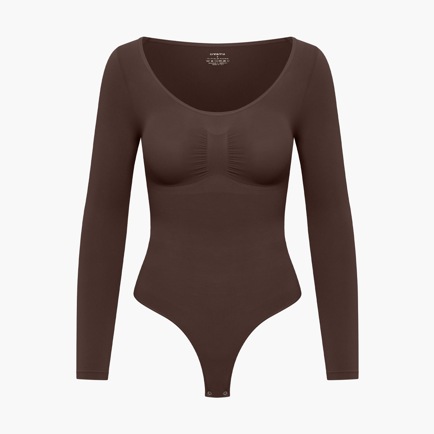 Bodysuit Sculpting Shapewear Longsleeve mit String