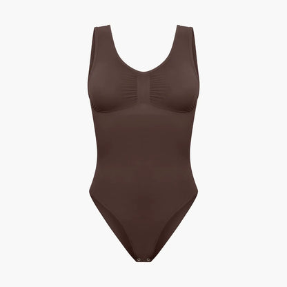 Tank Bodysuit Sculpting Shapewear mit Slip - Mid Season creamyfabrics