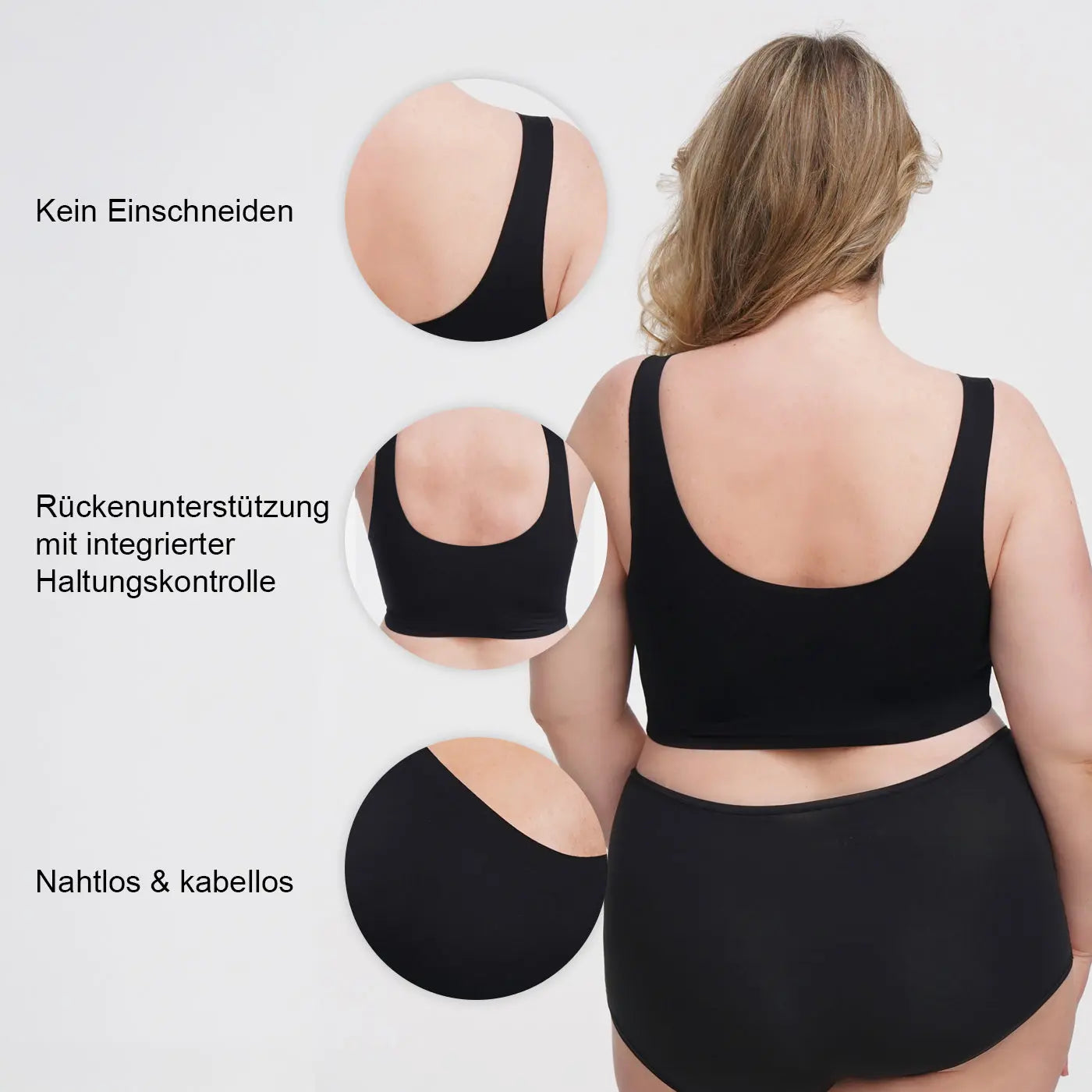Comfort Minimizer Back Support BH creamy fabrics