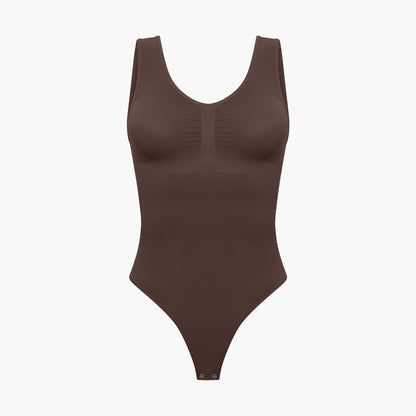 Tank Bodysuit Sculpting Shapewear mit String creamy fabrics
