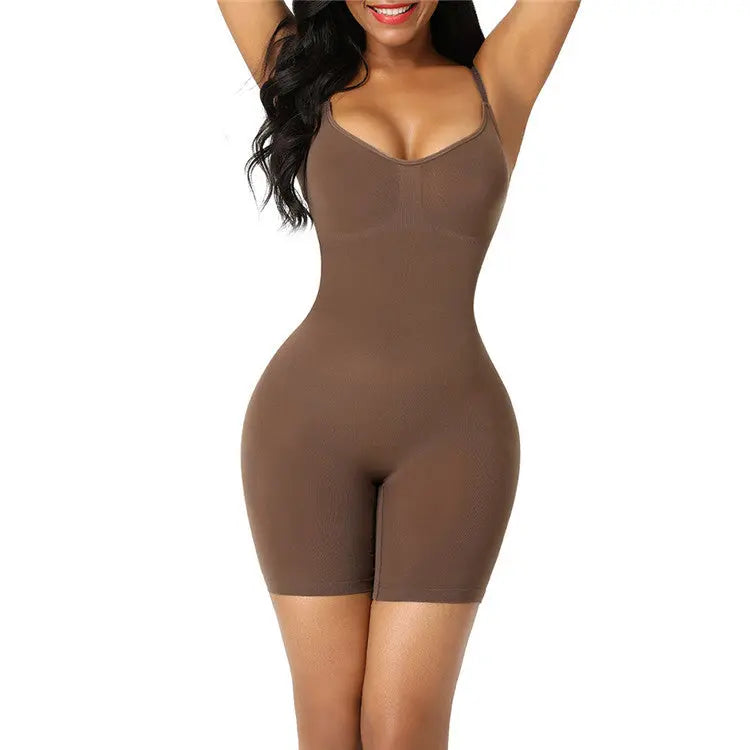 Bodysuit Sculpting Shapewear mit Shorts - Mid Season creamyfabrics